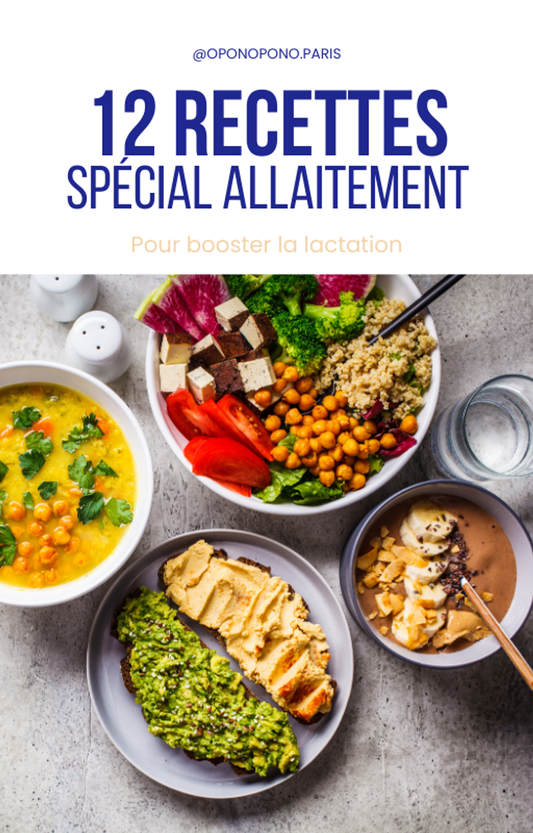 12 recettes spécial allaitement